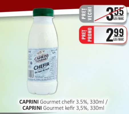 CAPRINI Gourmet chefir 3.5%, 330ml