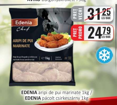 EDENIA aripi de pui marinate 1kg