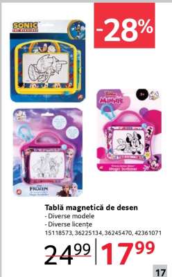 Tablă magnetică de desen