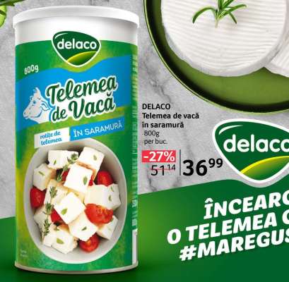 DELACO Telemea de vacă în saramură