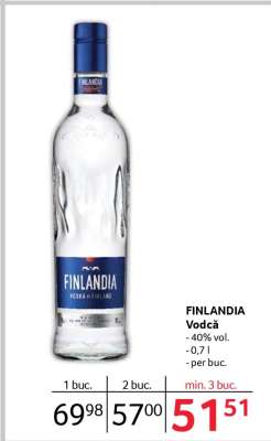 FINLANDIA Vodcă