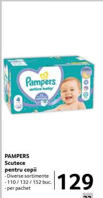 PAMPERS Scutece pentru copii