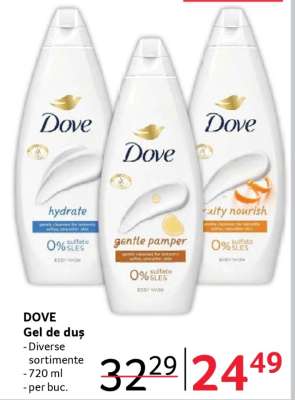 DOVE Gel de duș