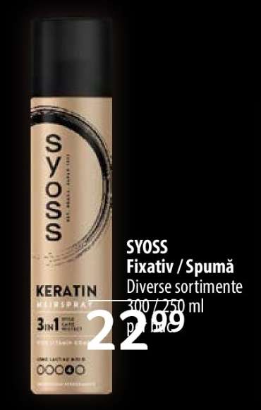 Syoss Fixativ / Spumă