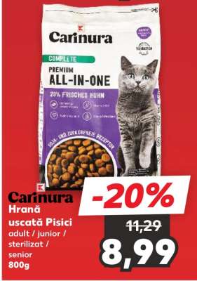 CARINURA Hrană uscată Pisici