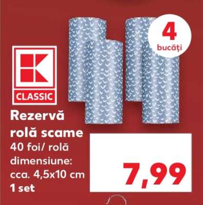 Rezervă rolă scame