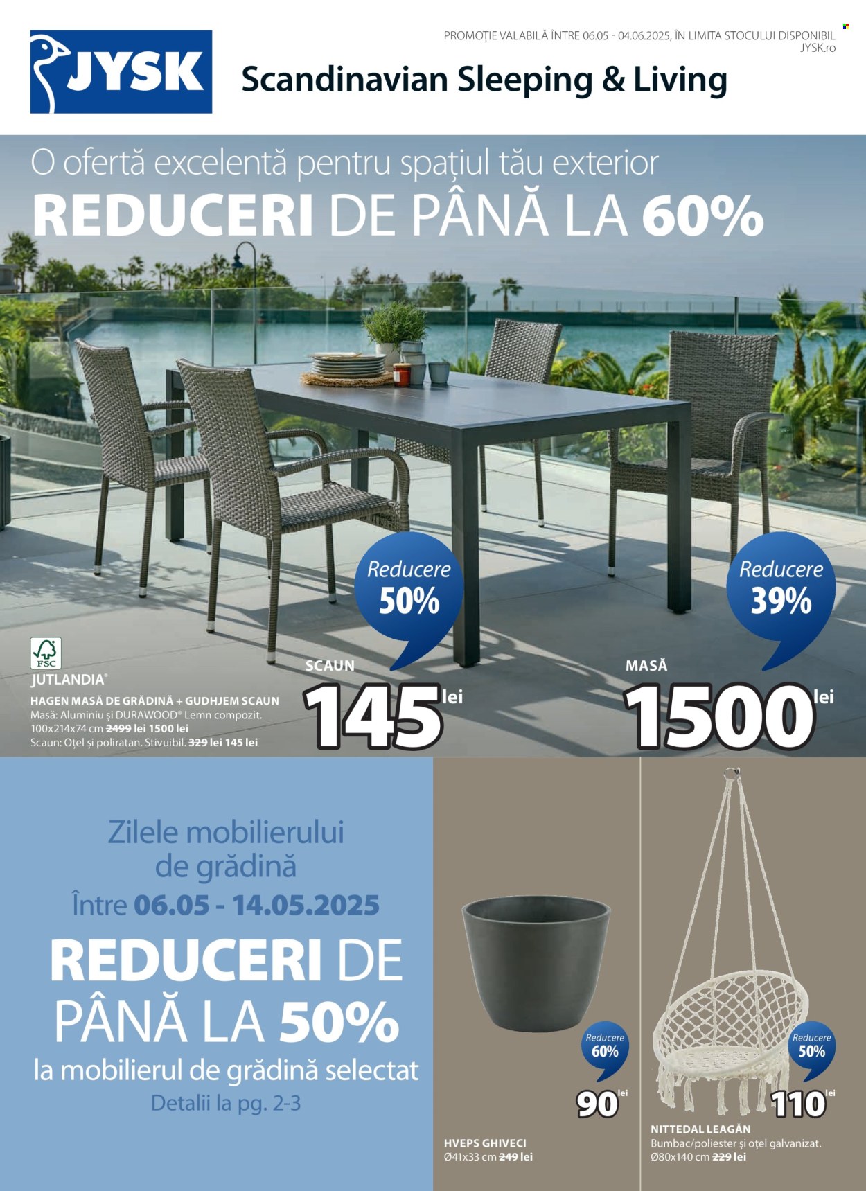 Cataloage JYSK  - 06.05.2025 - 04.06.2025. Pagina 1.