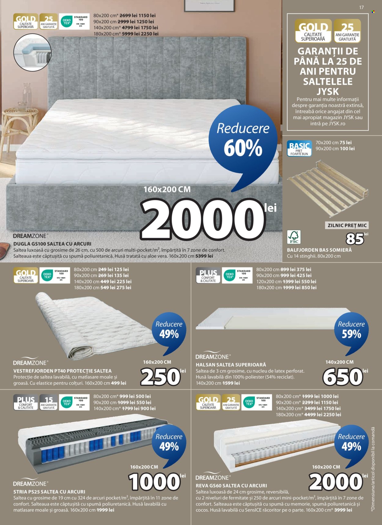 Cataloage JYSK  - 06.05.2025 - 04.06.2025. Pagina 17.