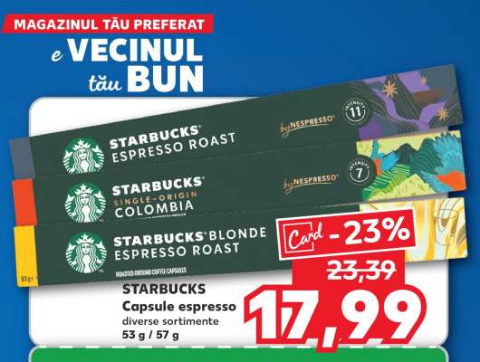 STARBUCKS Capsule espresso