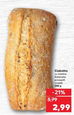 Ciabatta cu măsline Kalamata