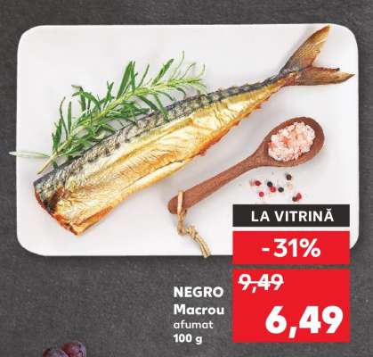 NEGRU Macrou afumat
