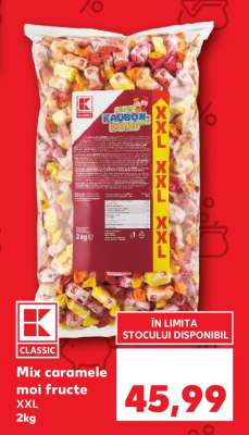 Mix caramele moi fructe XXL