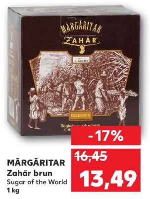 MĂRGĂRITAR Zahăr brun