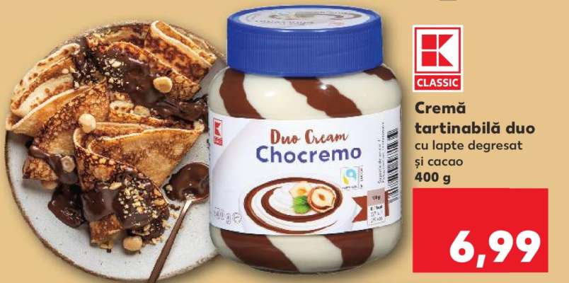 Cremă tartinabilă duo