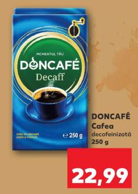 DONCAFÉ Cafea decofeinizată