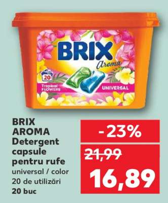 BRIX AROMA Detergent capsule pentru rufe