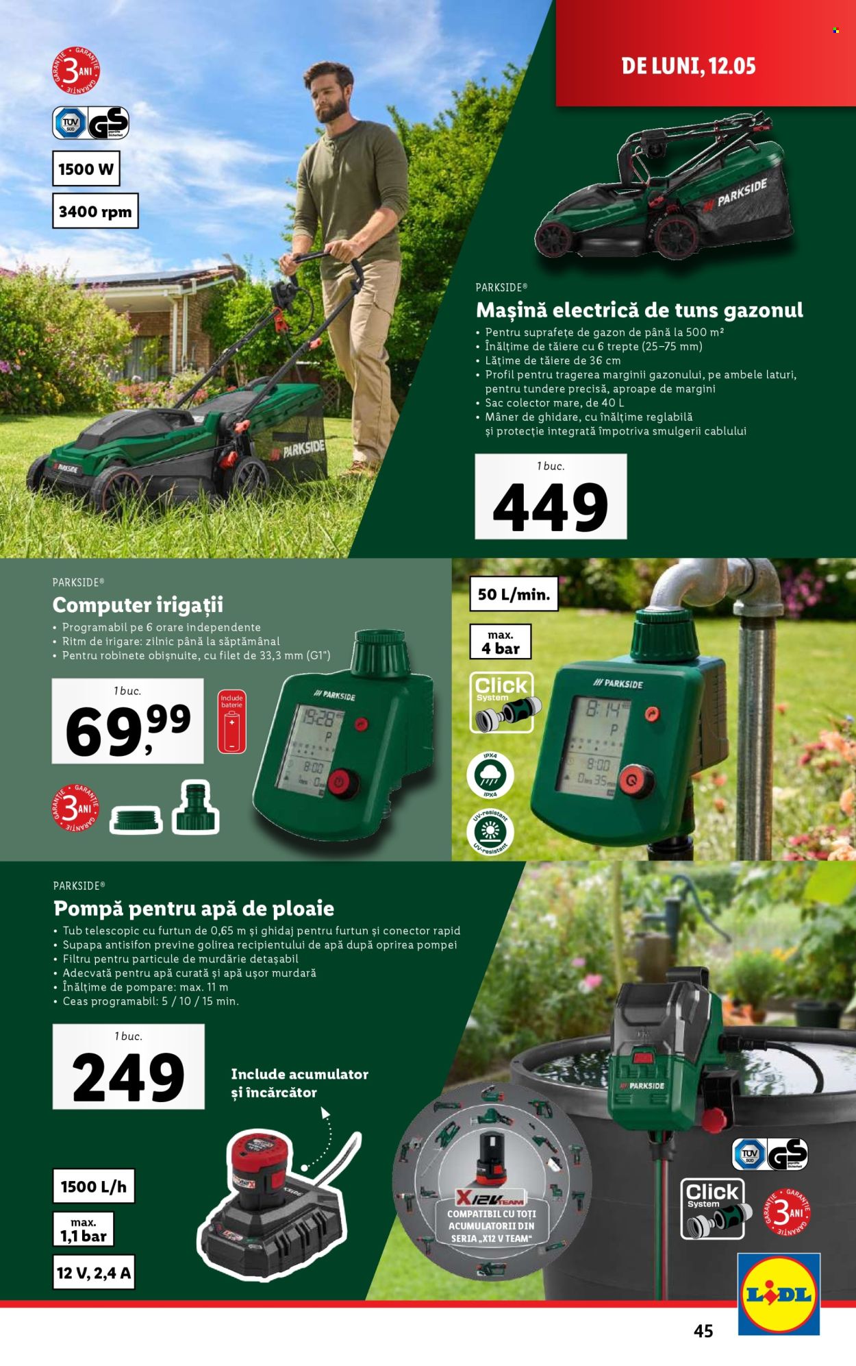 Cataloage Lidl  - 12.05.2025 - 18.05.2025. Pagina 45.
