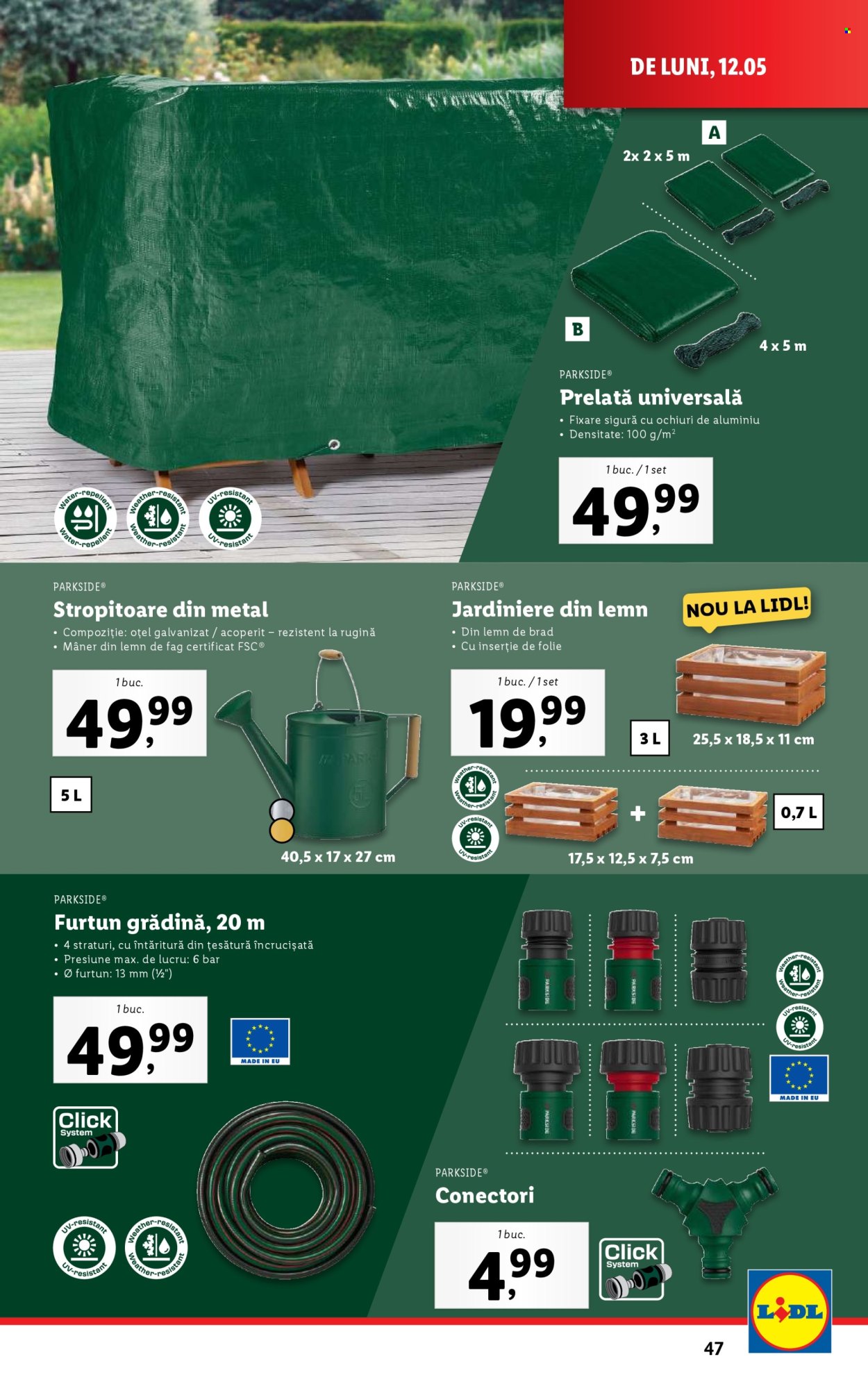 Cataloage Lidl  - 12.05.2025 - 18.05.2025. Pagina 47.