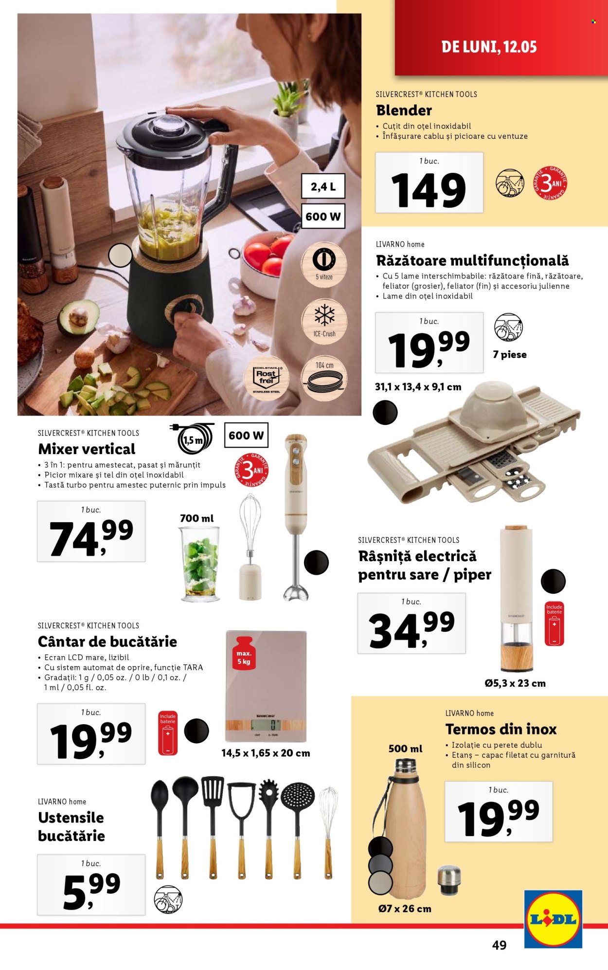 Cataloage Lidl  - 12.05.2025 - 18.05.2025. Pagina 49.