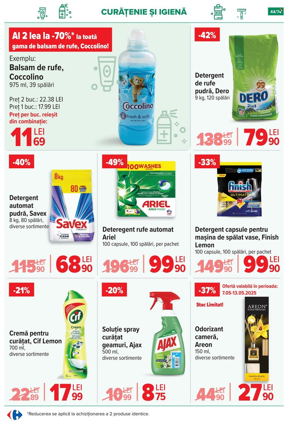 Cataloage Carrefour  - 07.05.2025 - 20.05.2025. Pagina 44.