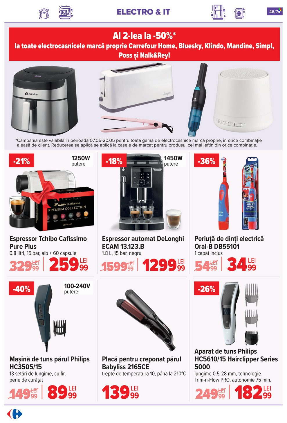 Cataloage Carrefour  - 07.05.2025 - 20.05.2025. Pagina 46.