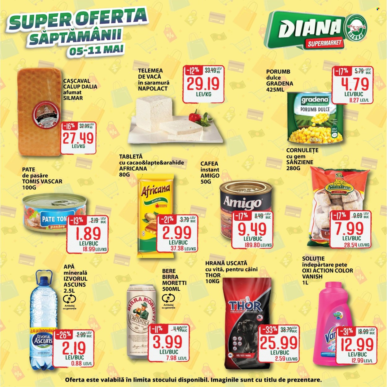 Cataloage Diana supermarket  - 05.05.2025 - 11.05.2025. Pagina 1.