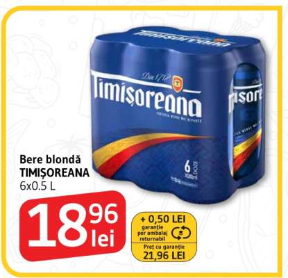 Bere blondă TIMIȘOREANA