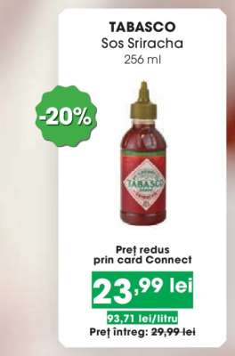 TABASCO SOS SRIRACHA