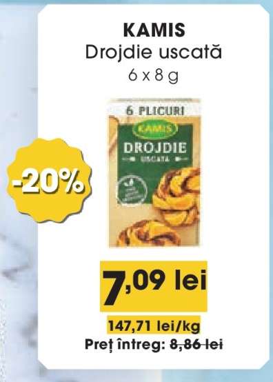 KAMIS Drojdie uscată