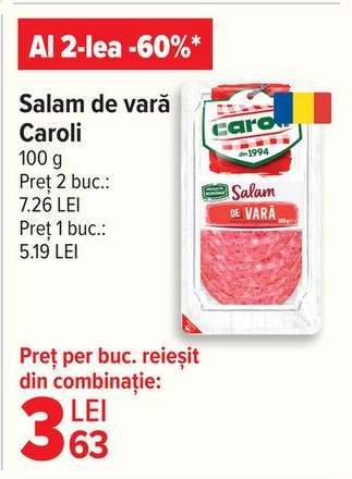 Salam de vară Caroli