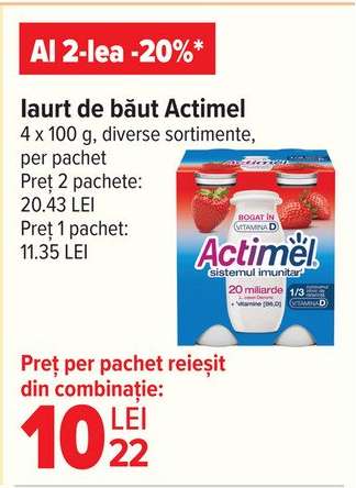 Iaurt de băut Actimel