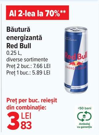 Băutură energizantă Red Bull