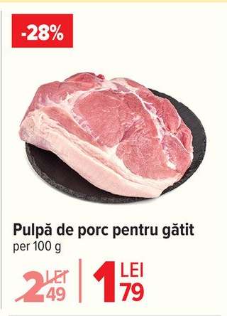 Pulpă de porc pentru gătit