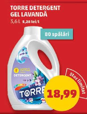 TORRE DETERGENT GEL LAVANDĂ