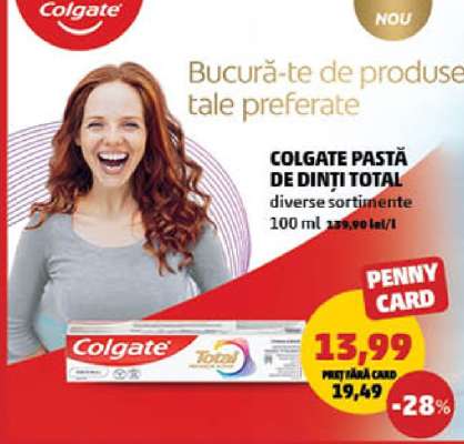 COLGATE Pastă de dinți Total