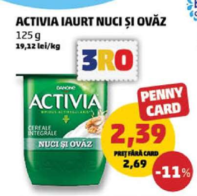 ACTIVIA IAURT NUCI ȘI OVĂZ