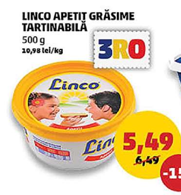 LINCO APETIT Grăsime tartinabilă