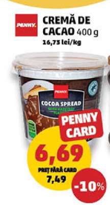Cremă de Cacao 400g