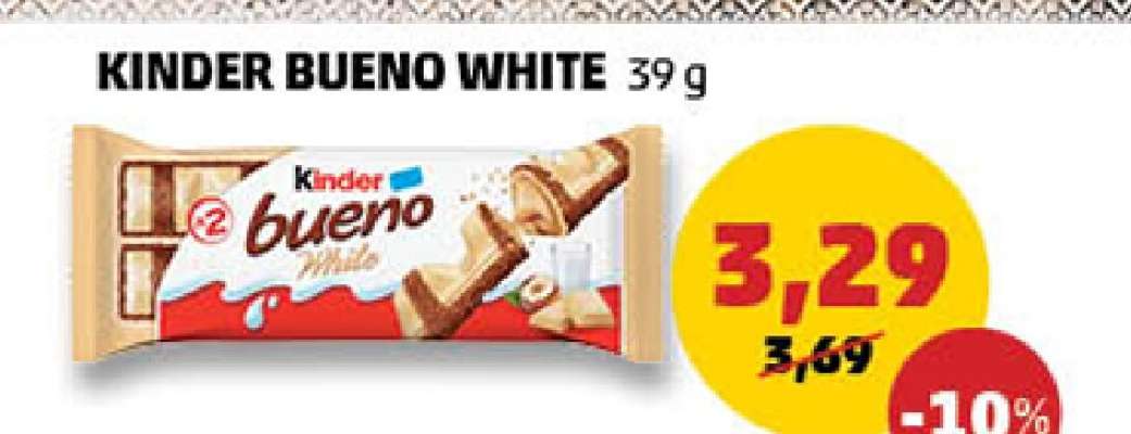 KINDER BUENO WHITE 39 g