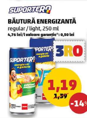 BĂUTURĂ ENERGIZANTĂ