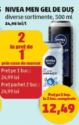 NIVEA MEN Gel de duş