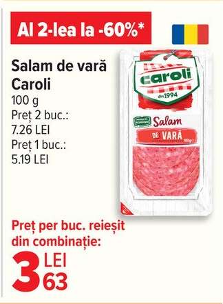 Salam de vară Caroli