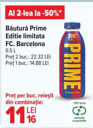 Băutură Prime Editie limitata FC. Barcelona