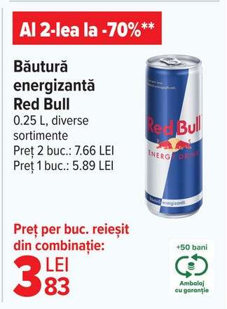 Băutură energizantă Red Bull