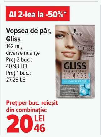 Vopsea de păr, Gliss