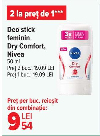 Deo stick feminin Dry Comfort, Nivea