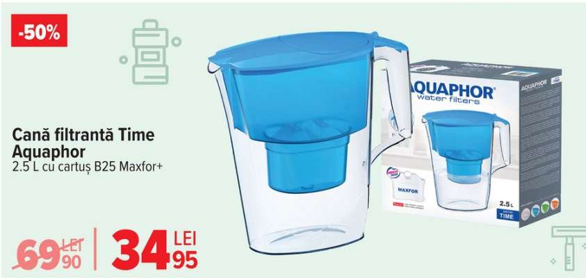 Cană filtrantă Time Aquaphor