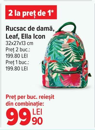 Rucsac de damă, Leaf, Ella Icon