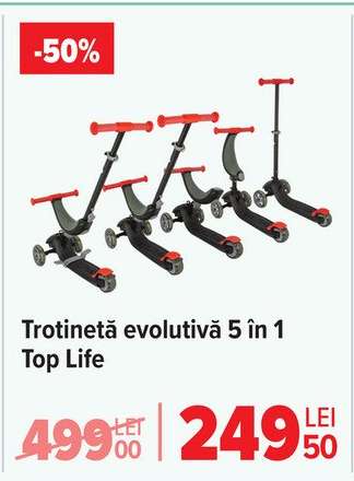 Trotinetă evolutivă 5 în 1 Top Life