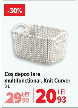 Coș depozitare multifuncțional, Knit Curver